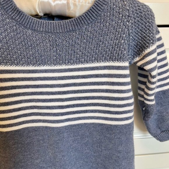 NWOT Clasix Beginnings by Miniclasix Stripe Sweater Romper one piece - Picture 3 of 4